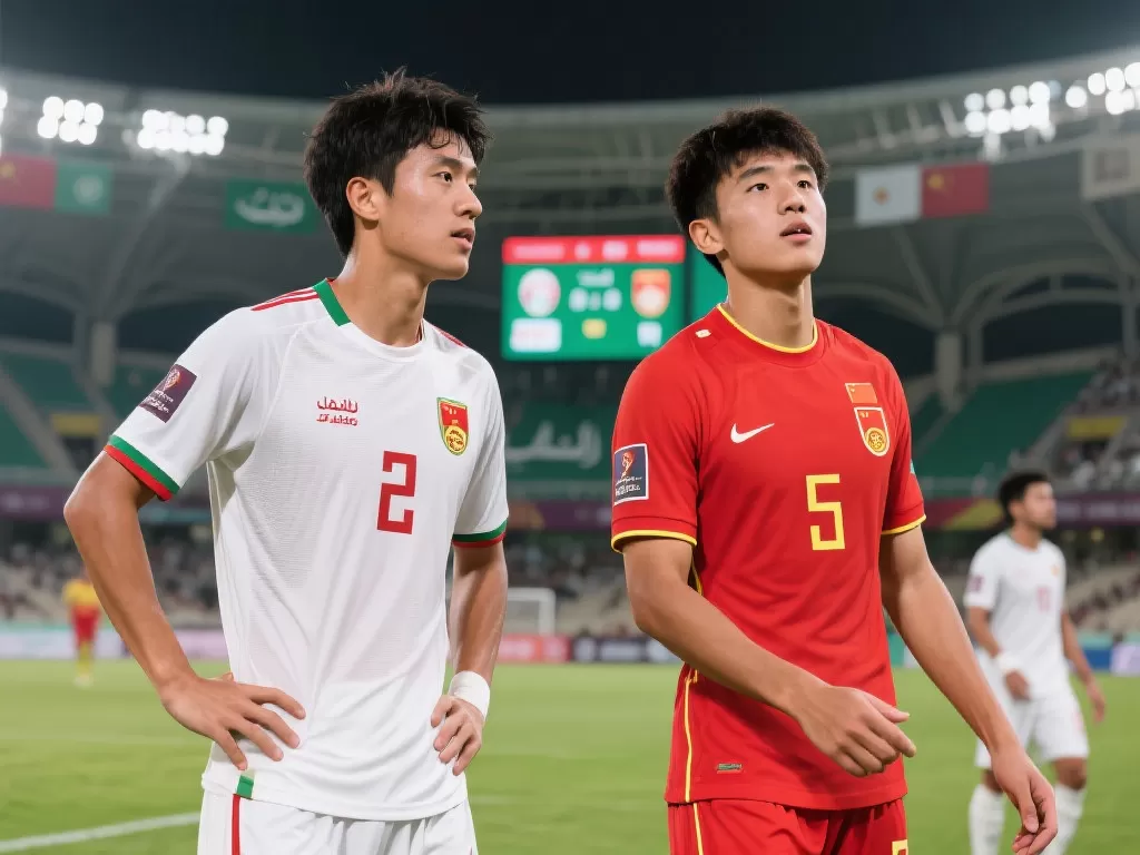 沙特对阵中国，首发阵容公布：蒯纪闻与王钰栋领军出战